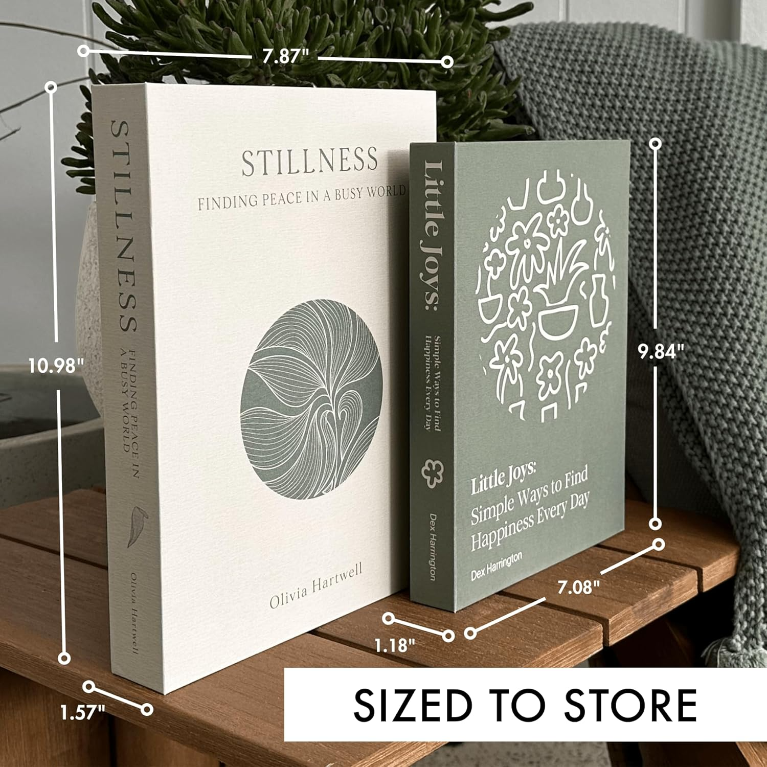 Decorative Books - Mindfulness & Stillness (Set of 2)