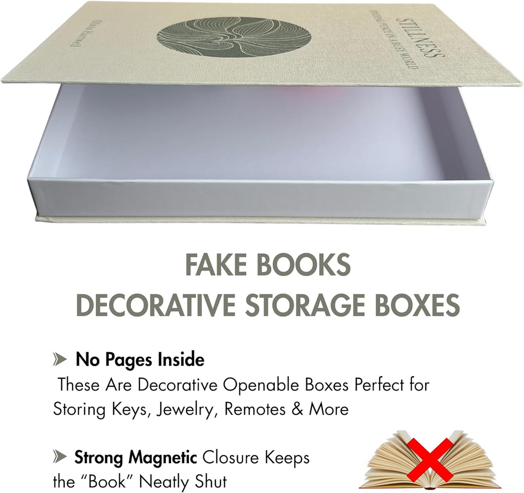 Decorative Books - Mindfulness & Stillness (Set of 2)