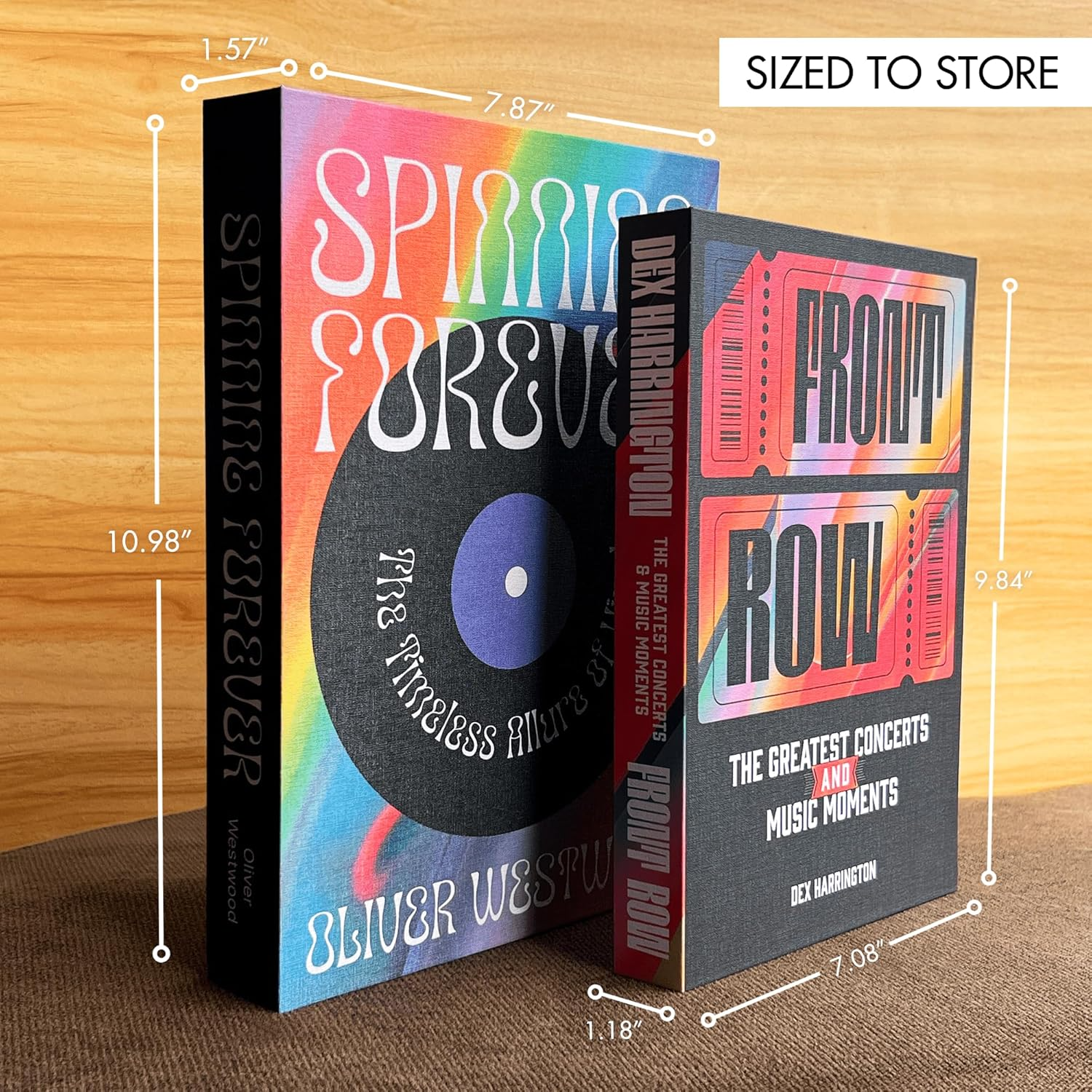 Decorative Books - Music & Pop Culture (Set of 2)