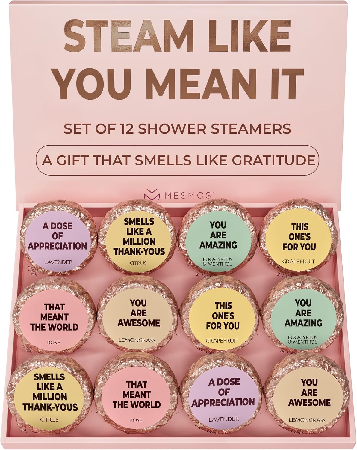 Shower Steamers - Thank You Series 12 Pack