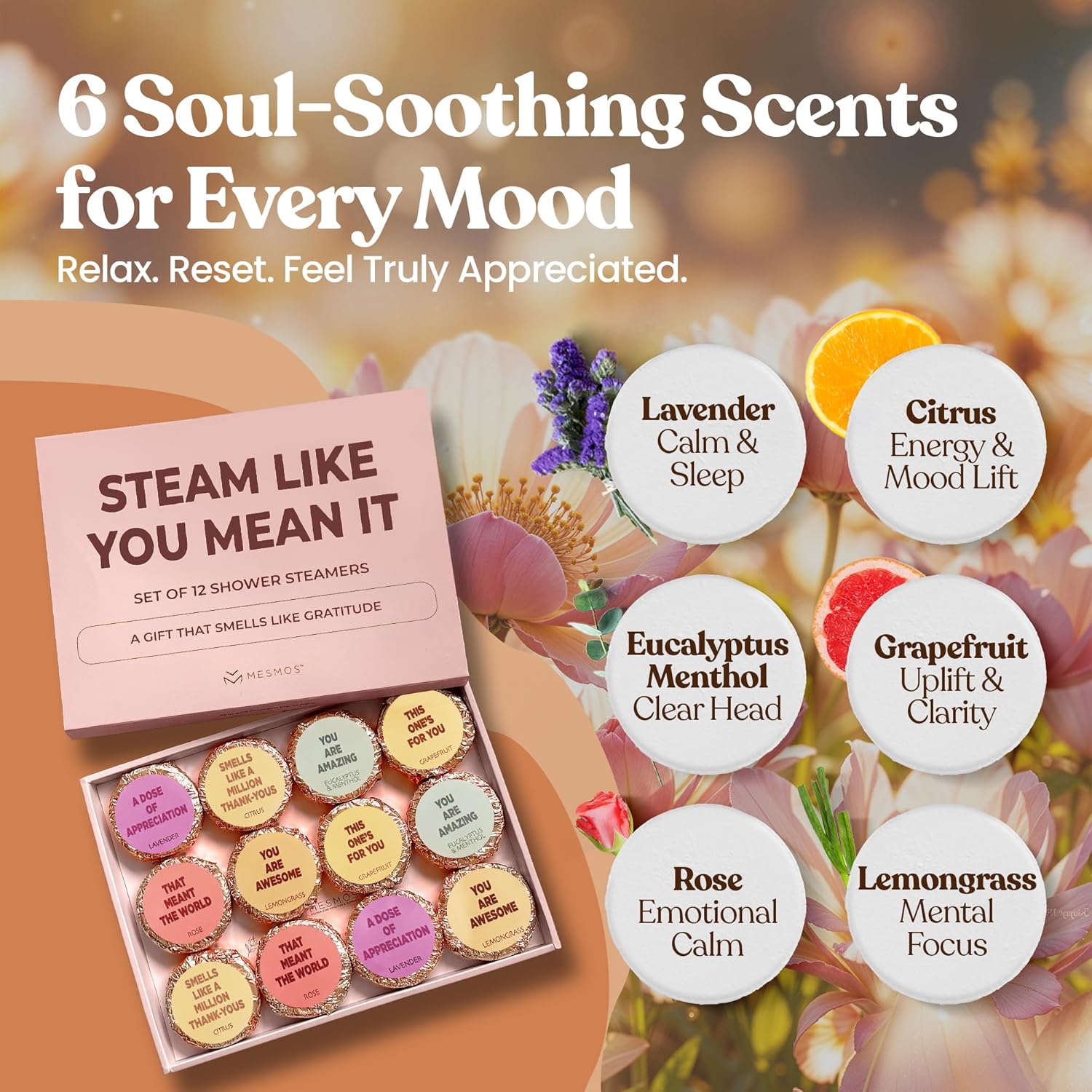 Shower Steamers - Thank You Series 12 Pack