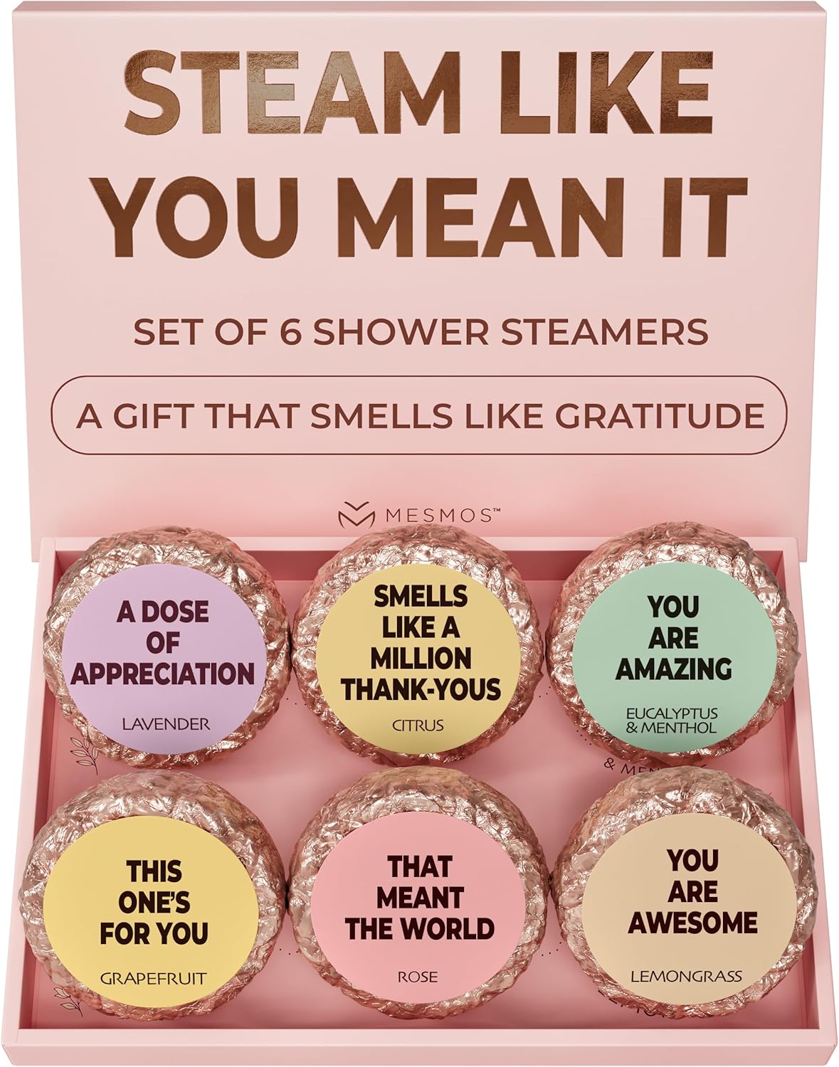 Shower Steamers - Thank You Series 6 Pack