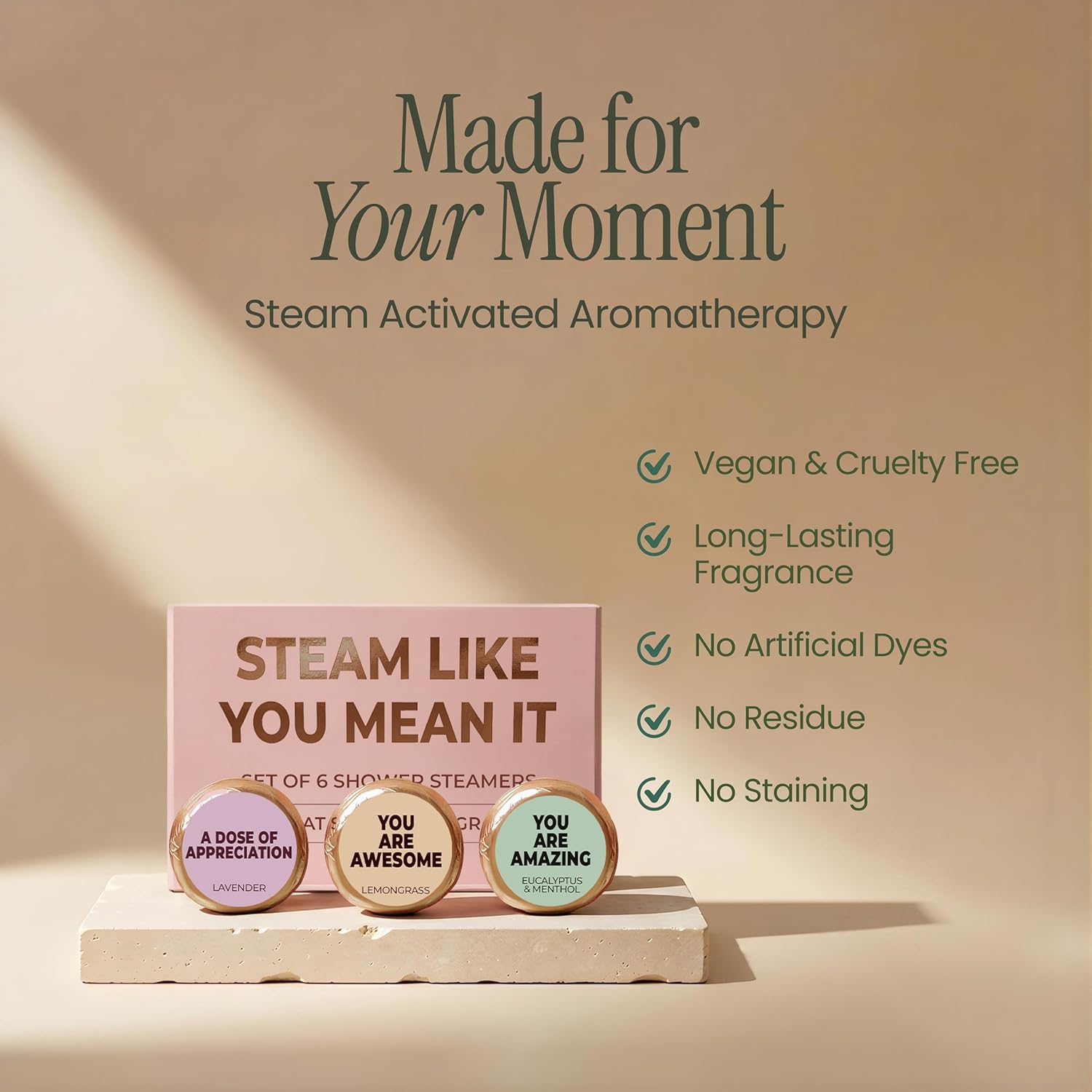 Shower Steamers | A Thank-You They’ll Feel | Thank You Series 6-Pack-9