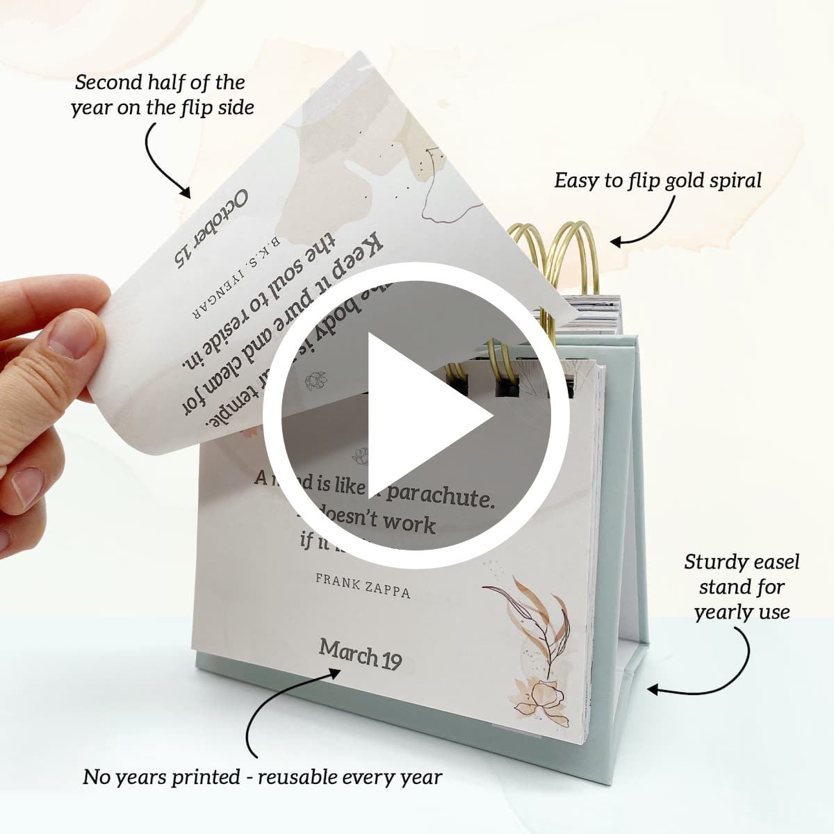 video-2. features - perpetual sturdy easel stand