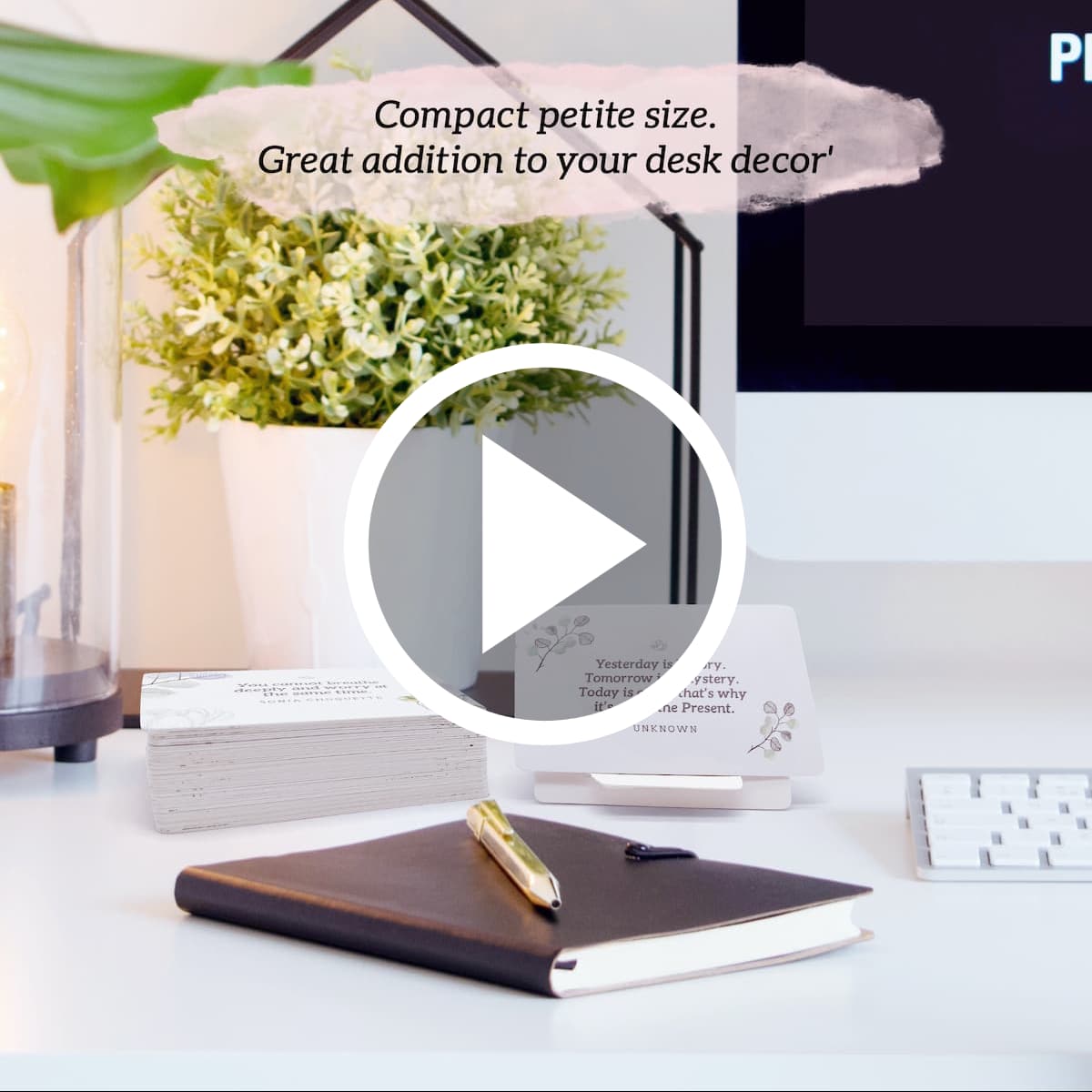 video-3. compact size for your office decor