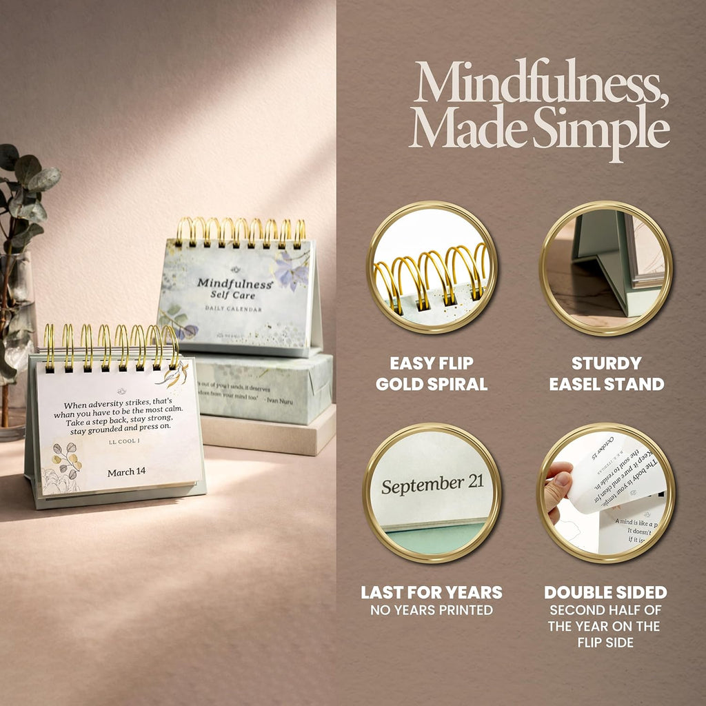 Mindfulness Daily Calendar | 366 Days of Self-Care & Inspiration | Perpetual Daily Calendar