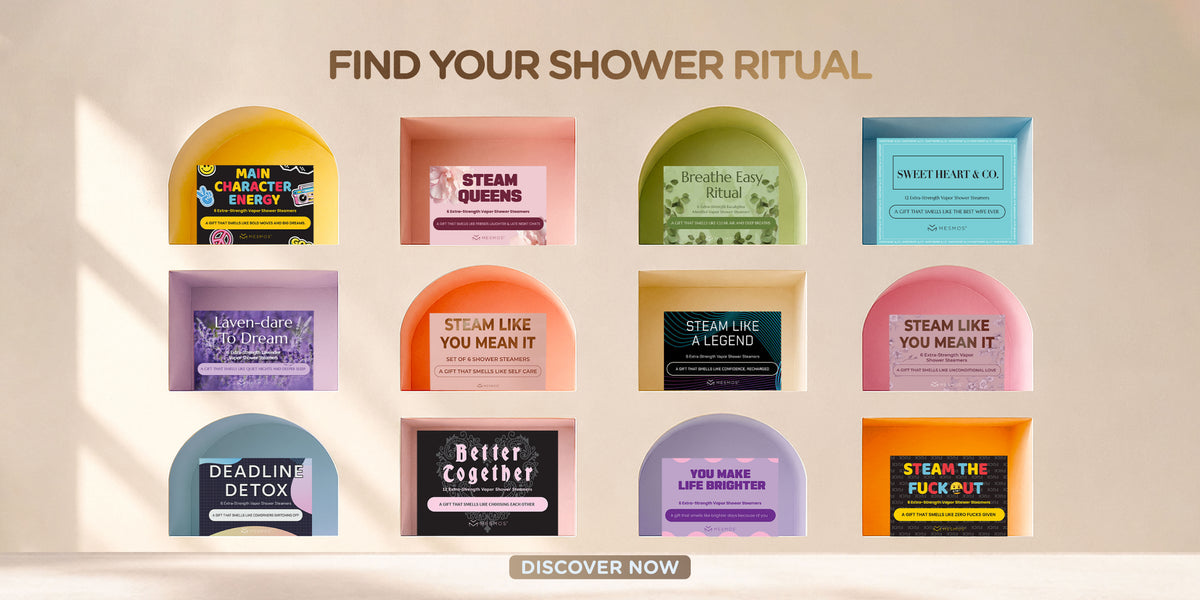 Find your shower ritual — the full Mesmos collection
