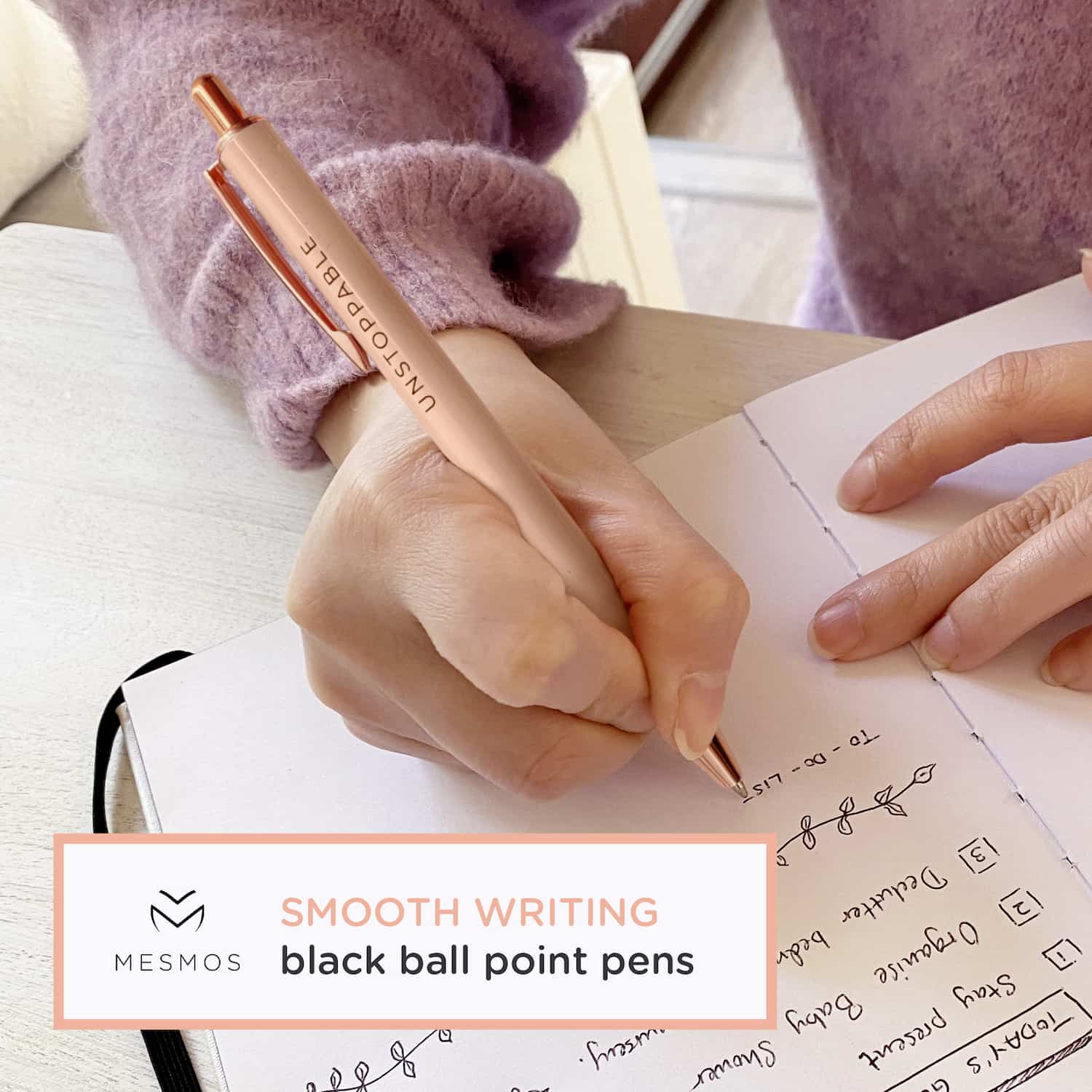 6pcs Pastel Motivational Inspirational Encouraging Pen Set